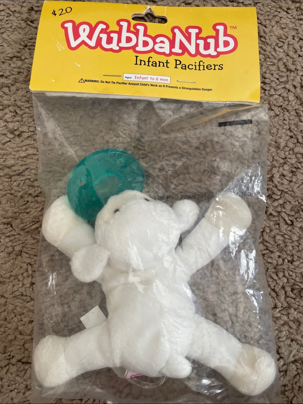 New WubbaNub Lamb Pacifier